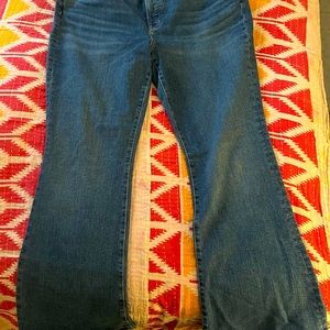 Madewell vintage flare petite, 10 inch rise. 29 length